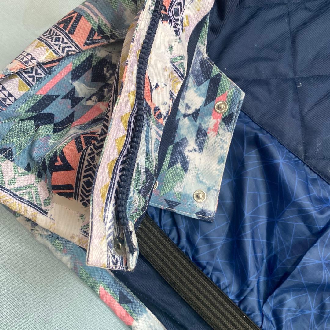 スノーボードウェア 女性用 多色幾何学模様　スキーウェア　冬山ウィンタースポーツ