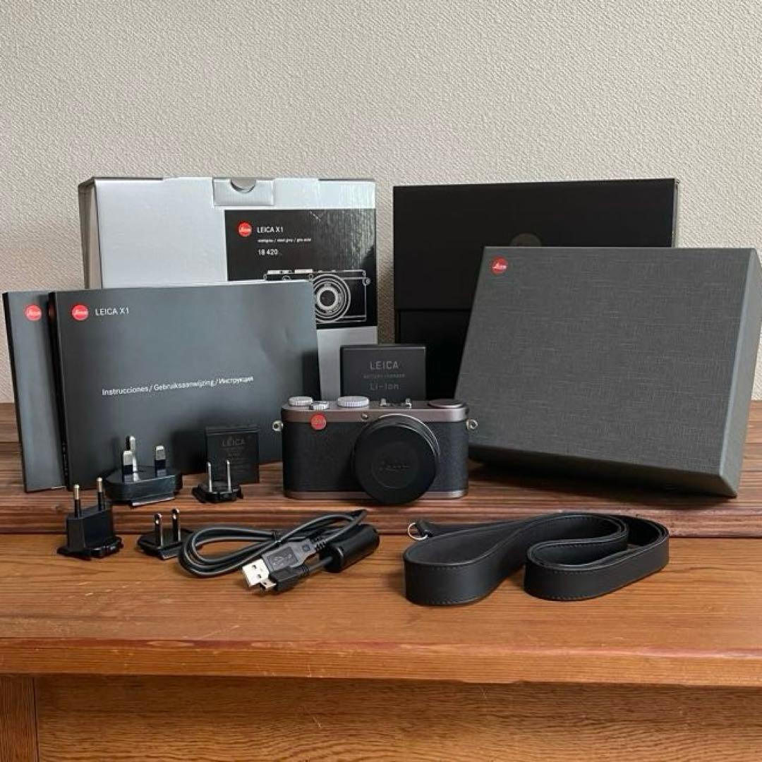 Leica ライカ X1 スチールグレー 付属品付き