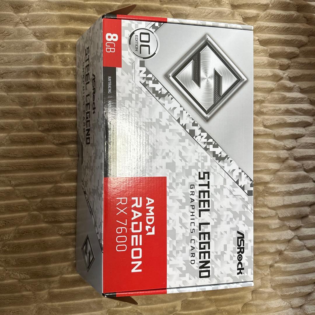 グラフィックボード・グラボ・ビデオカード ASRock RX7600 STEEL LEGEND