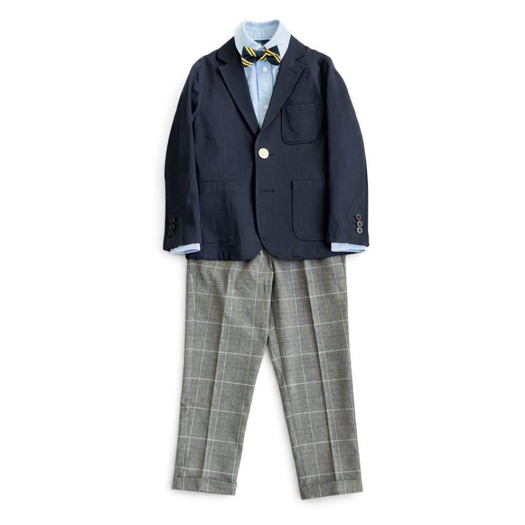 定価5万弱 入学式 男の子 こどもビームス フォーマル 4点 120-130