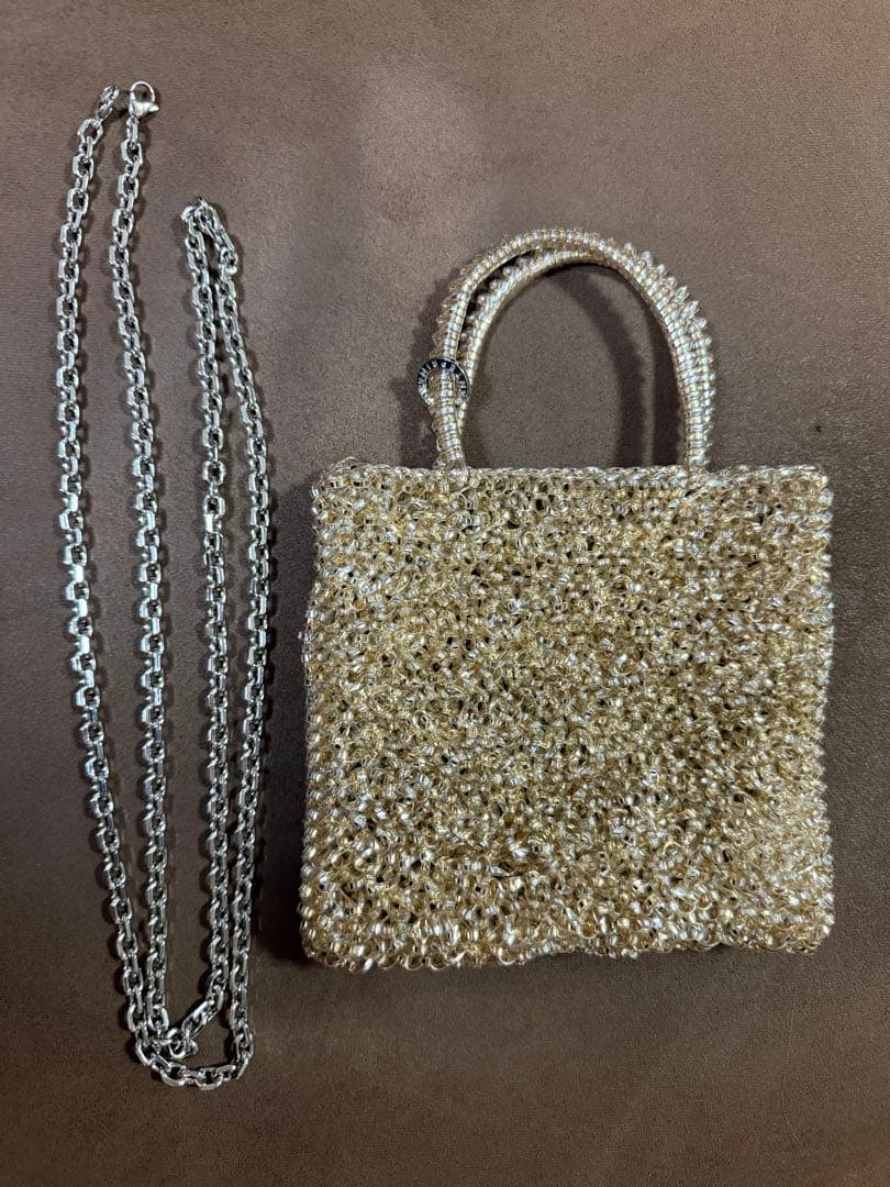 アンテプリマ　スタンダード ミニアトゥーラ　ワイヤーバック　ゴールド