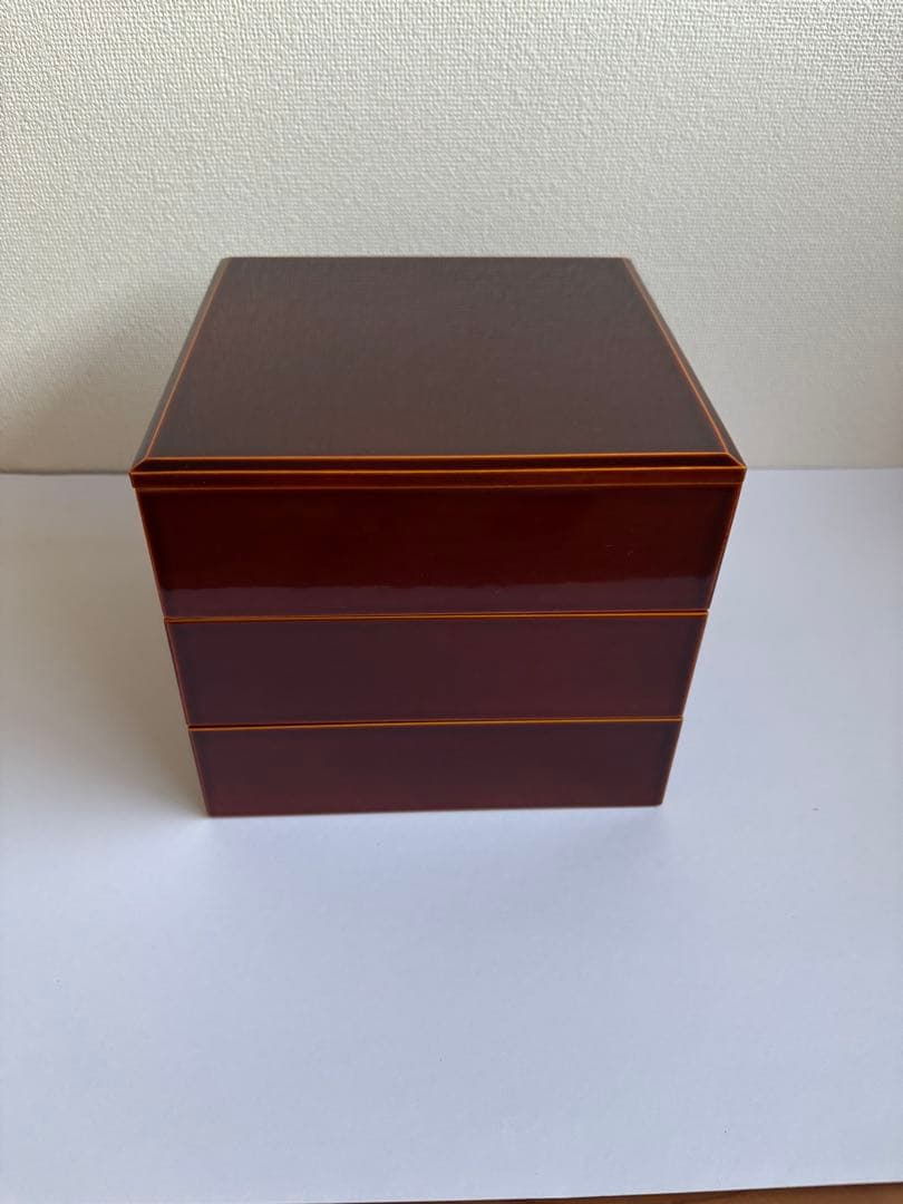 【飛騨春慶】三段重 18cm お正月 おせち 重箱