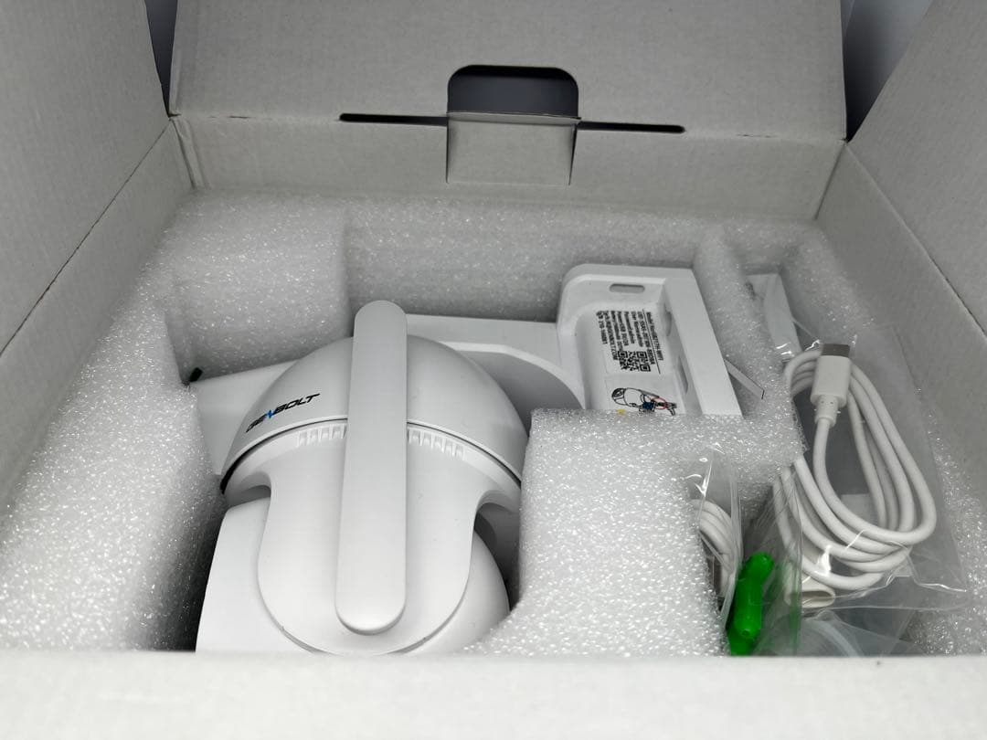 【美品】２画面監視防犯カメラ（GB-217H）ソーラーパネル付GENBOLT社製