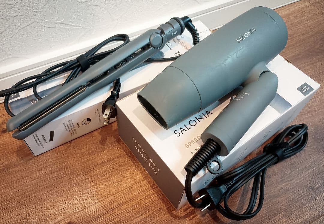 【美品】SALONIA スピードヘアドライヤー & ヘアアイロン
