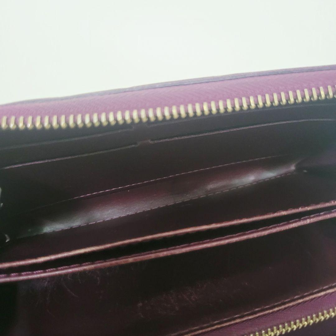 ジ*ジ様 ルイヴィトン ヴェルニ ジッピーウォレット 長財布 アマラント