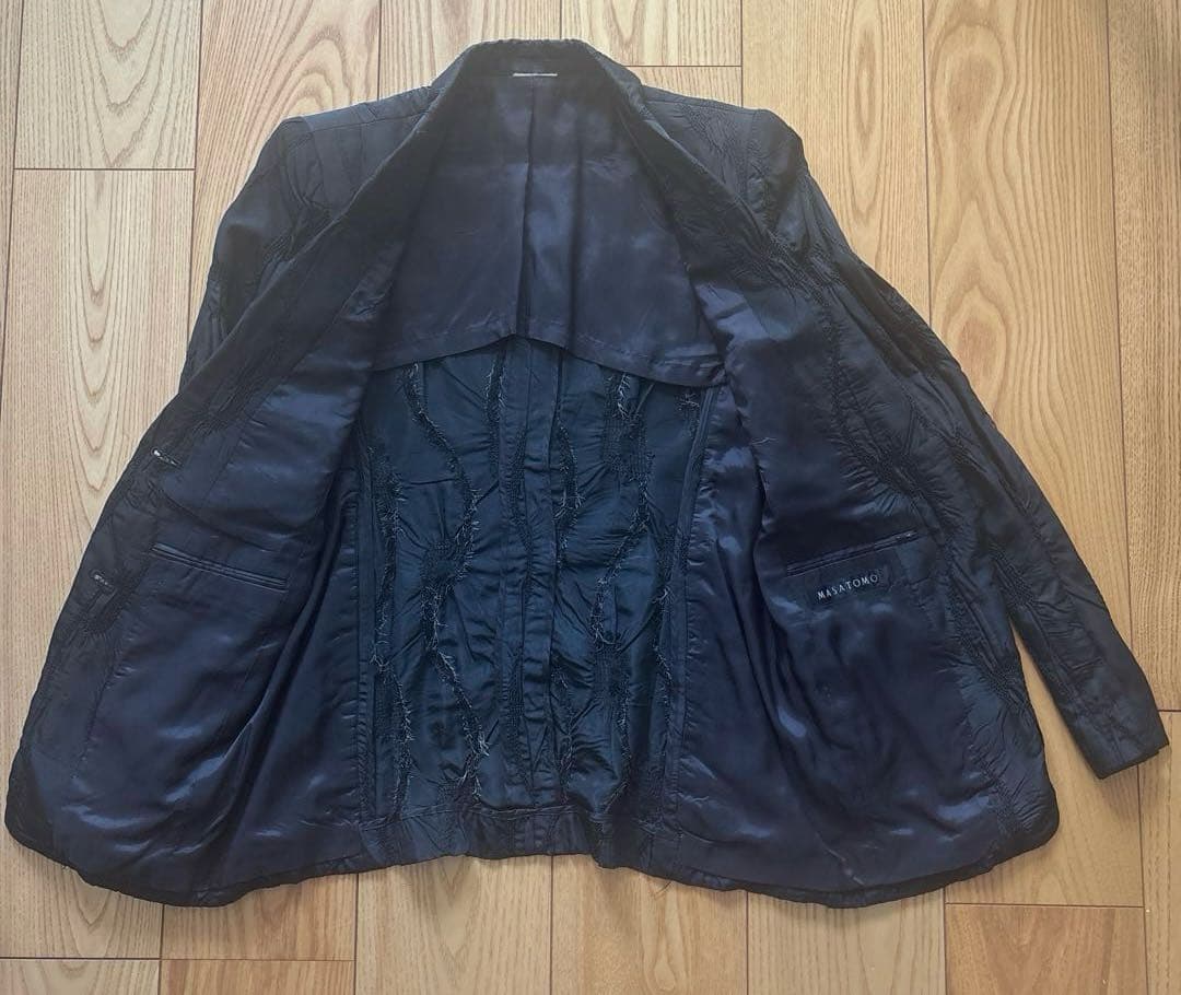 MASATOMO マサトモ　テイラードジャケット　黒