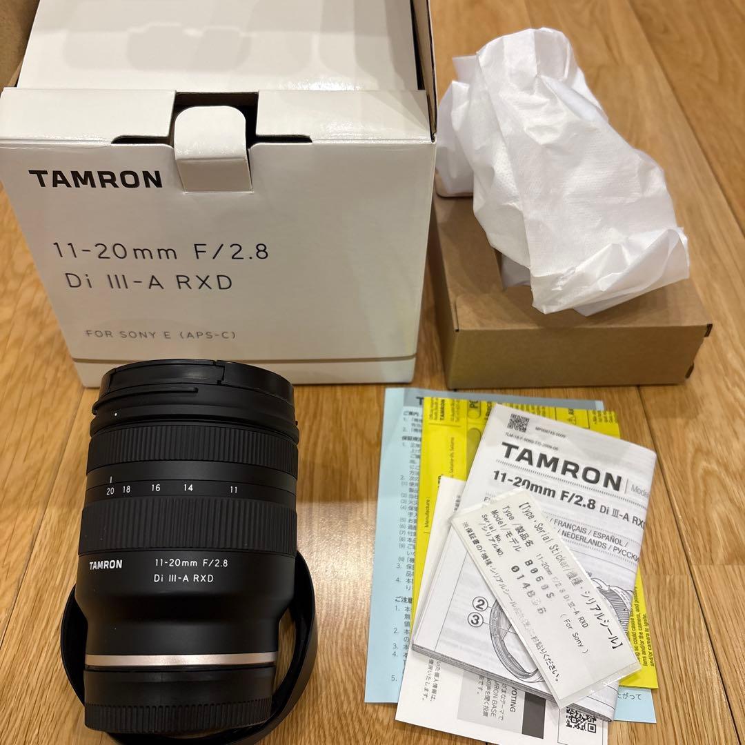 レンズ(ズーム) TAMRON 11-20mm F/2.8 Di III-A RXD