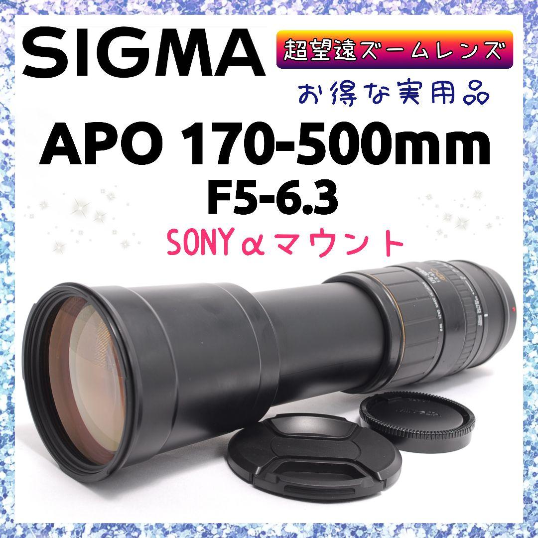 ❤即購入1000円OFF❤SIGMA APO 170-500mm Sony αA