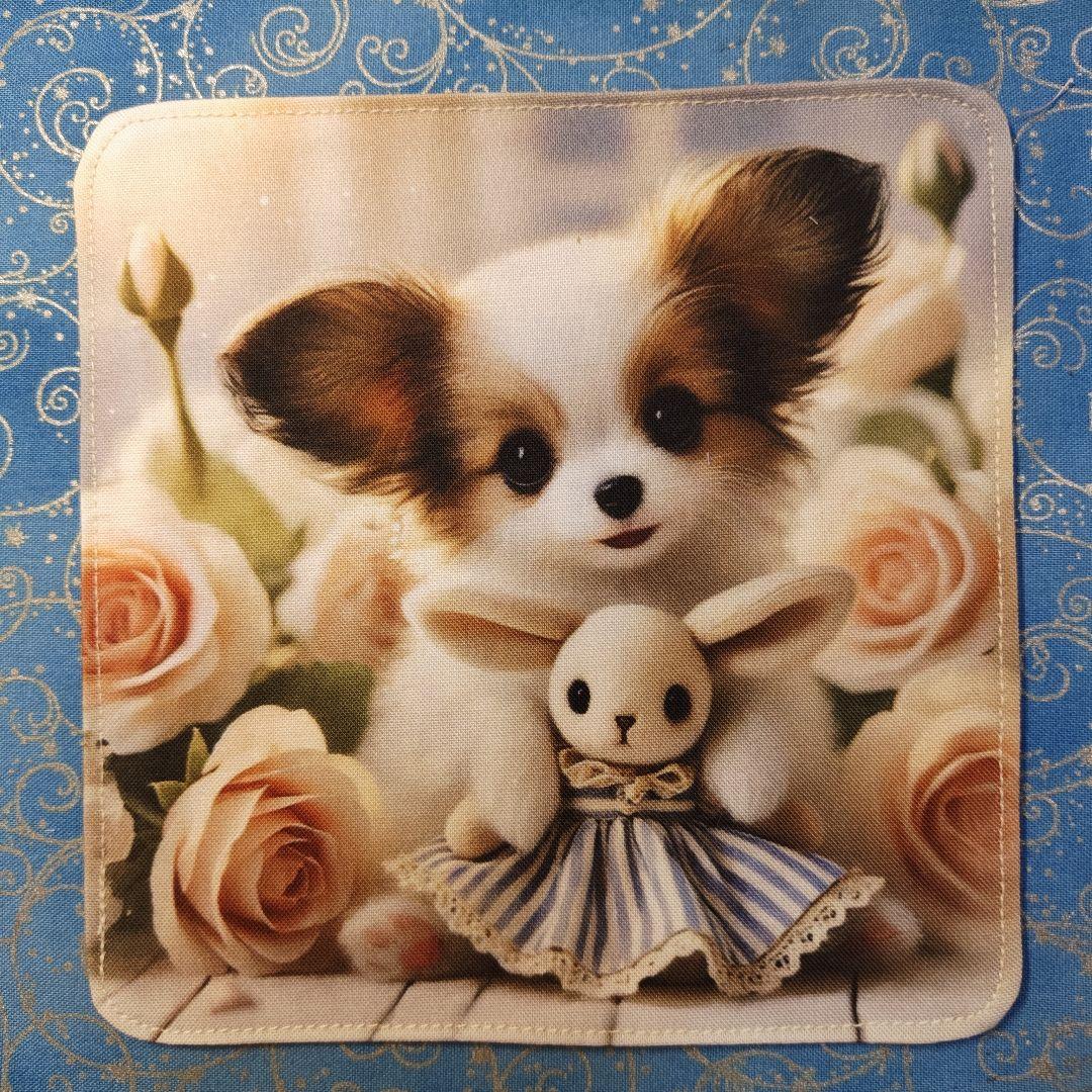 マーブル☆　ハンカチ　ワンにゃん柄　21枚