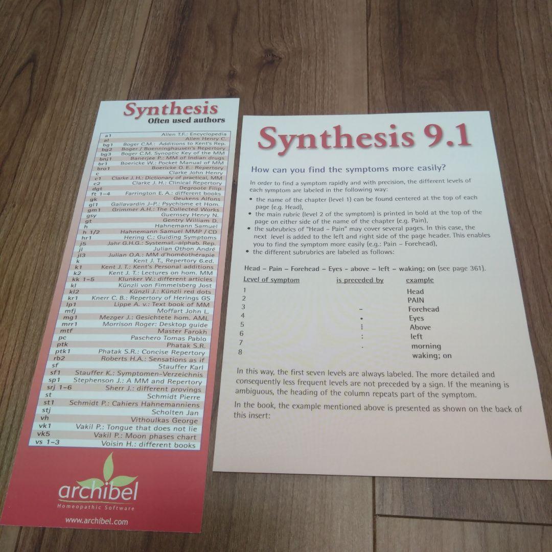 Synthesis Repertorium opathicum …