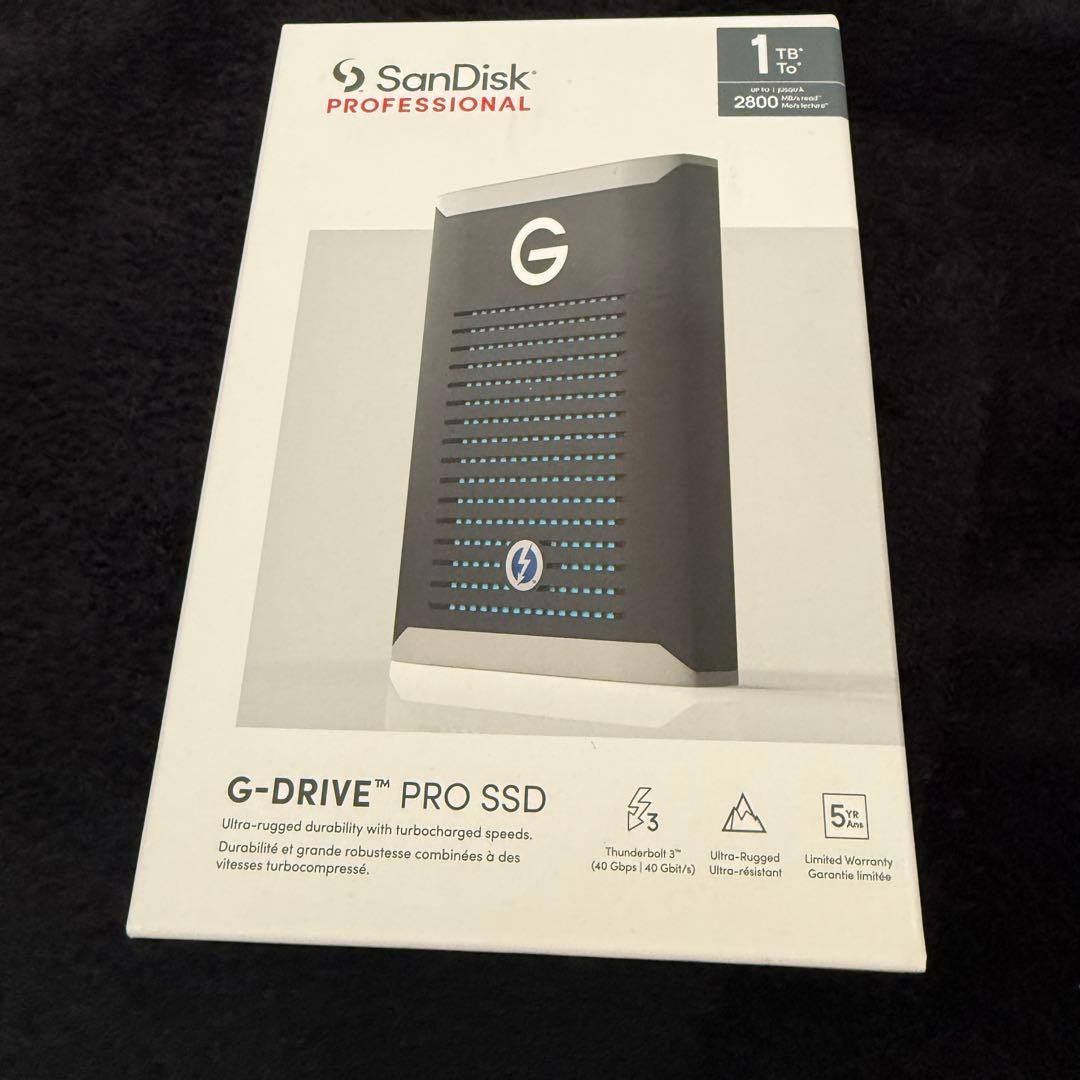 サンディスク G-DRIVE SSD 1TB ポータブル 外付け