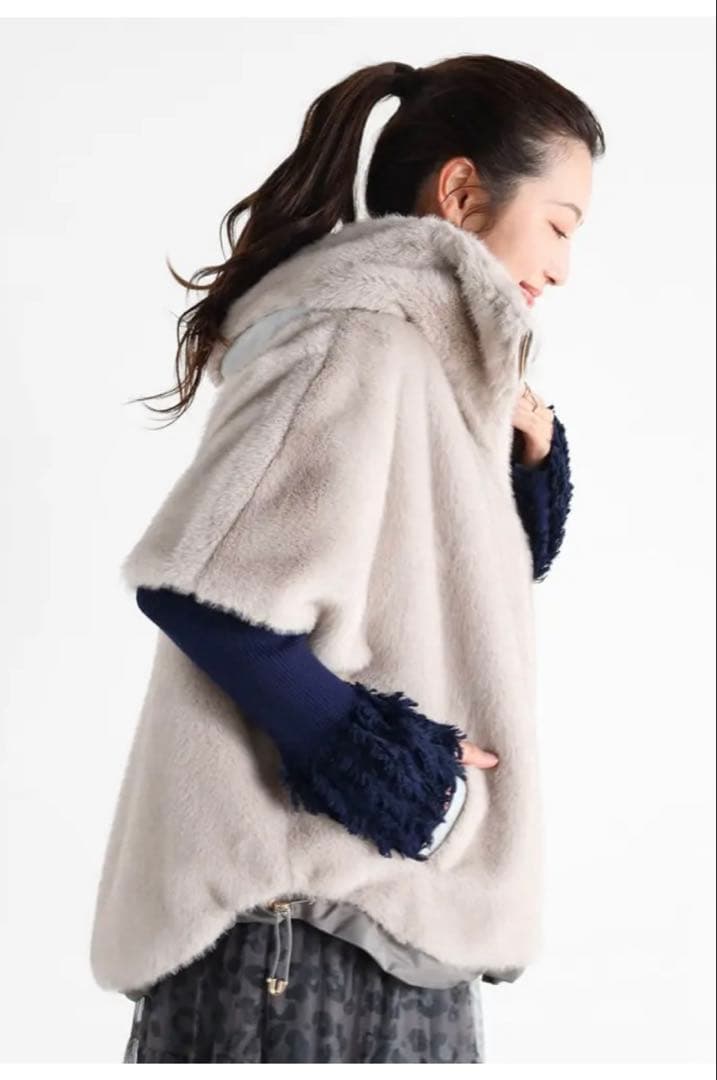 ミンクライクフェイクファーコート　VIN 新品未使用　タグ付き