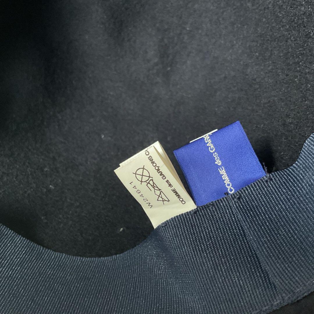 オレンジ　COMME des GARCONS SHIRT 帽子