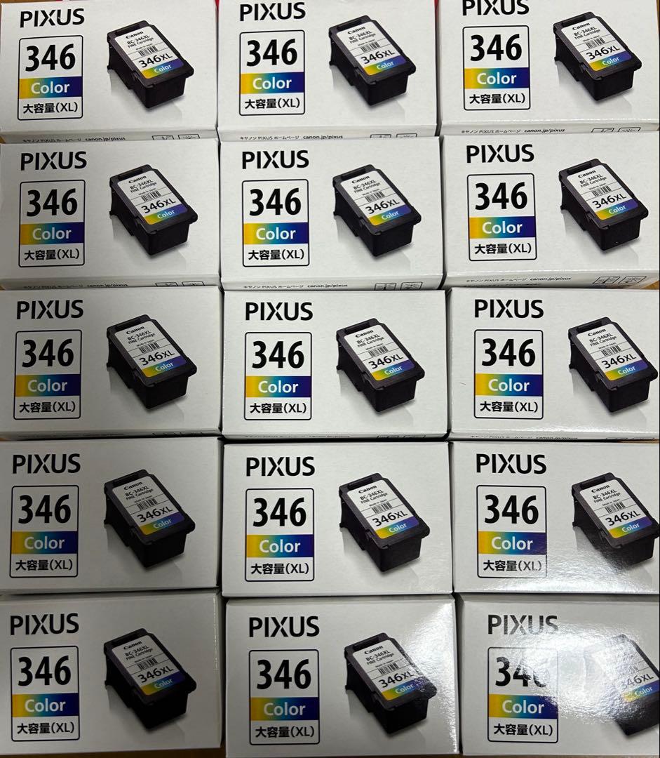 未使用新品　キャノン インク　BC-345XL BC-346XL 15セット