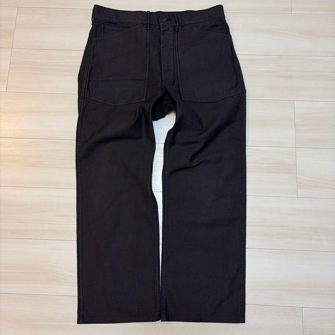 パンツ RRL Black Garment Dyed Baker Pants 32/32