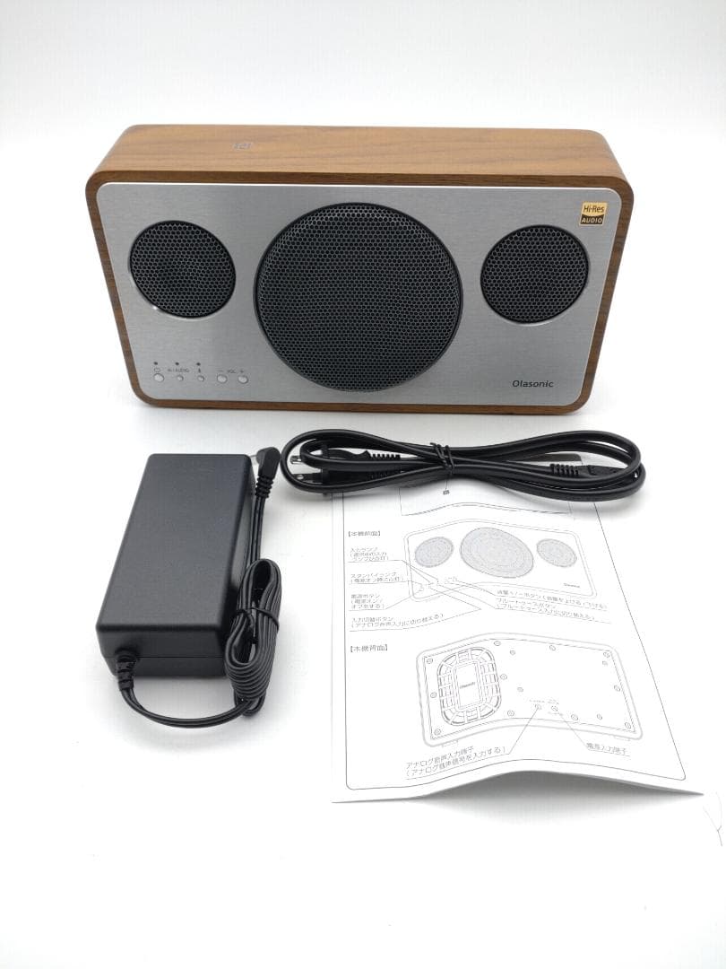 【中古品】Olasonic IA-BT7 WN Bluetoothスピーカー