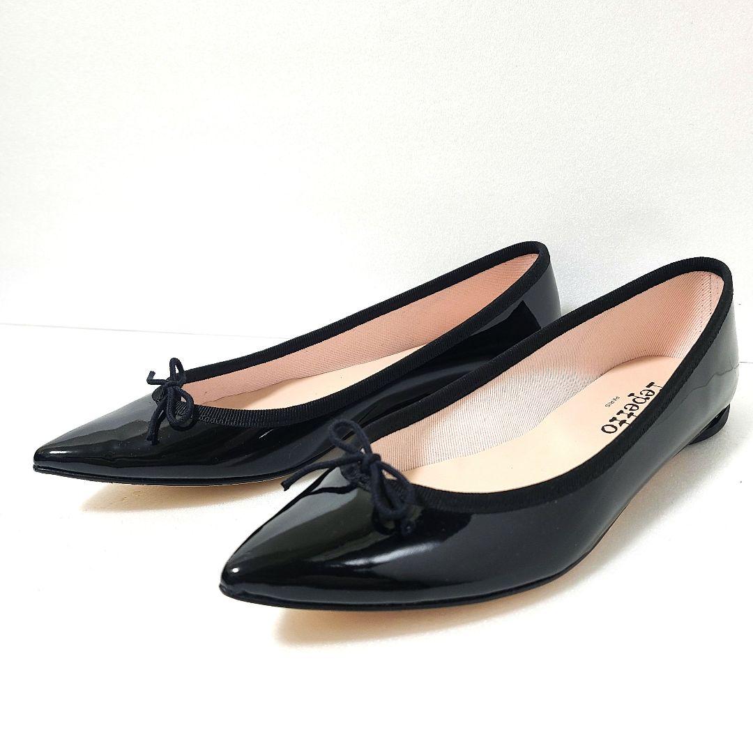 【極美品】レペット ブリジット パテントレザー バレエシューズ