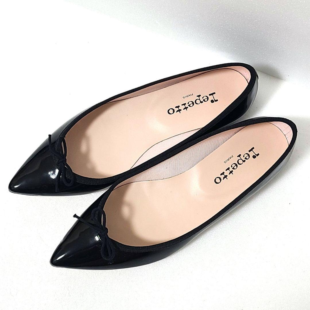 【極美品】レペット ブリジット パテントレザー バレエシューズ