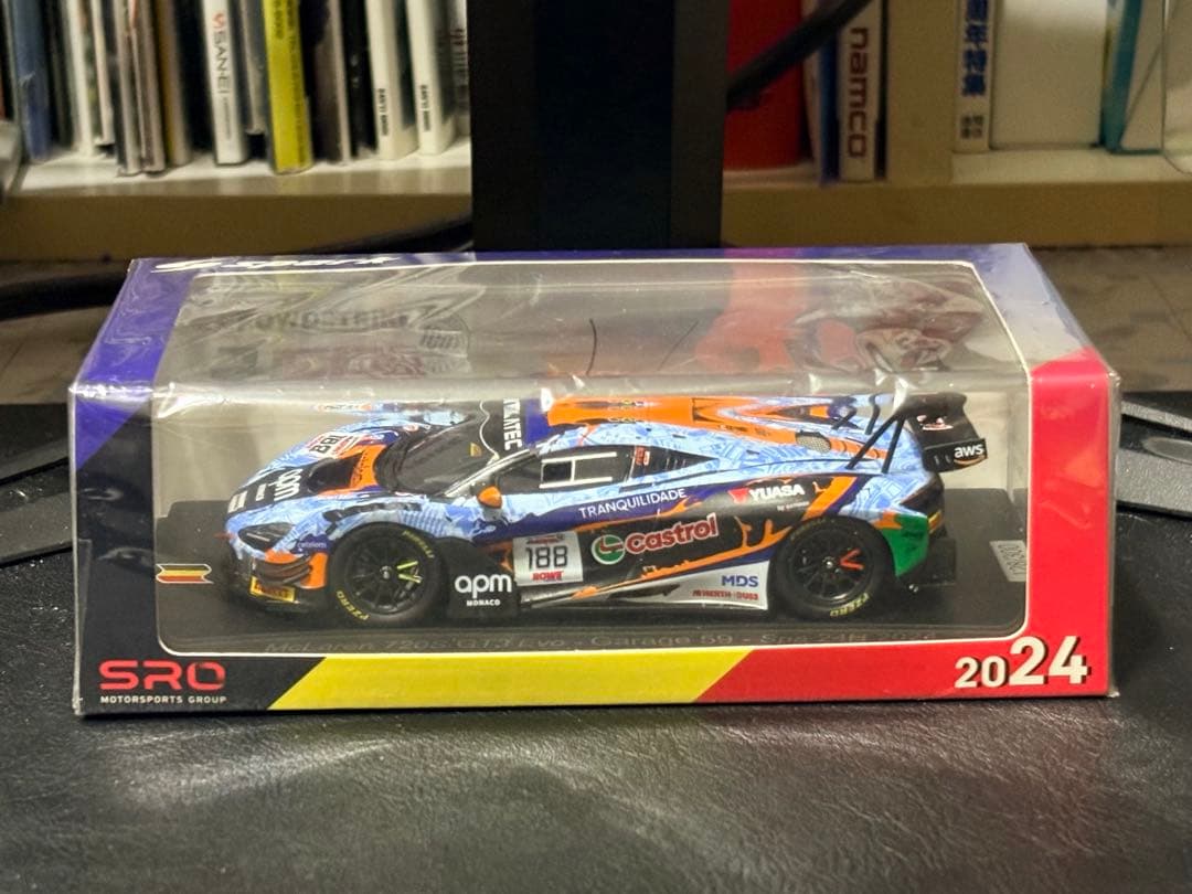 1/43 マクラーレン720S GT3 エボ #188 スパ24時間　2024