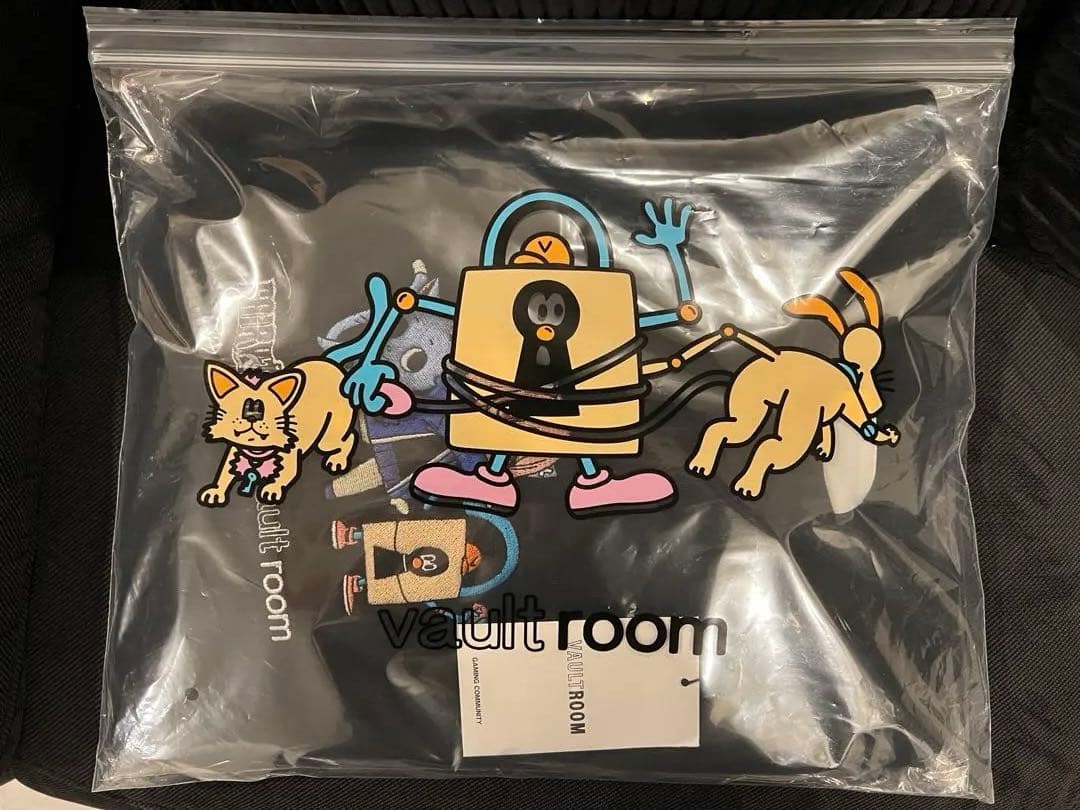 VAULTROOM HAPPY CREWNECK ブラック Lサイズ　【最安値】