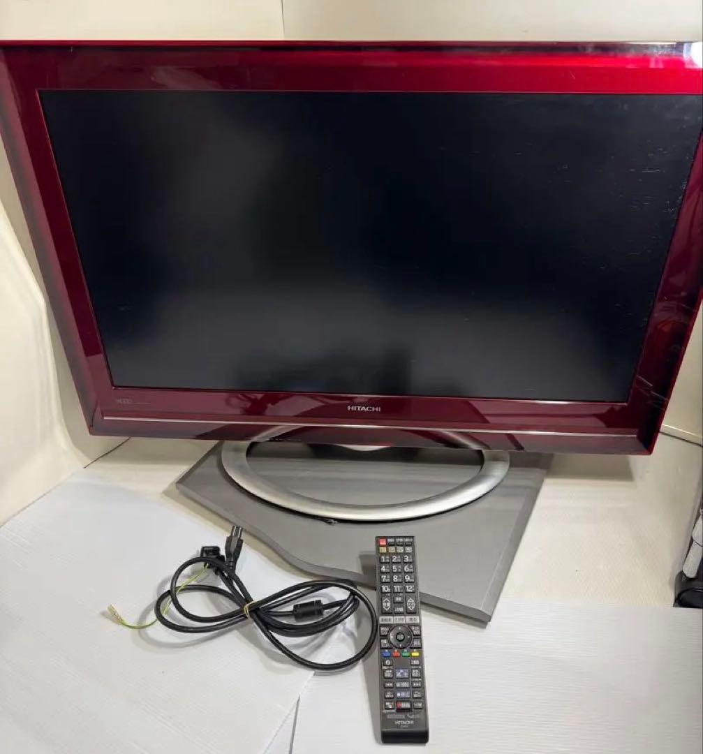 日立 テレビ 32V型 液晶TV リモコン付 Wooo