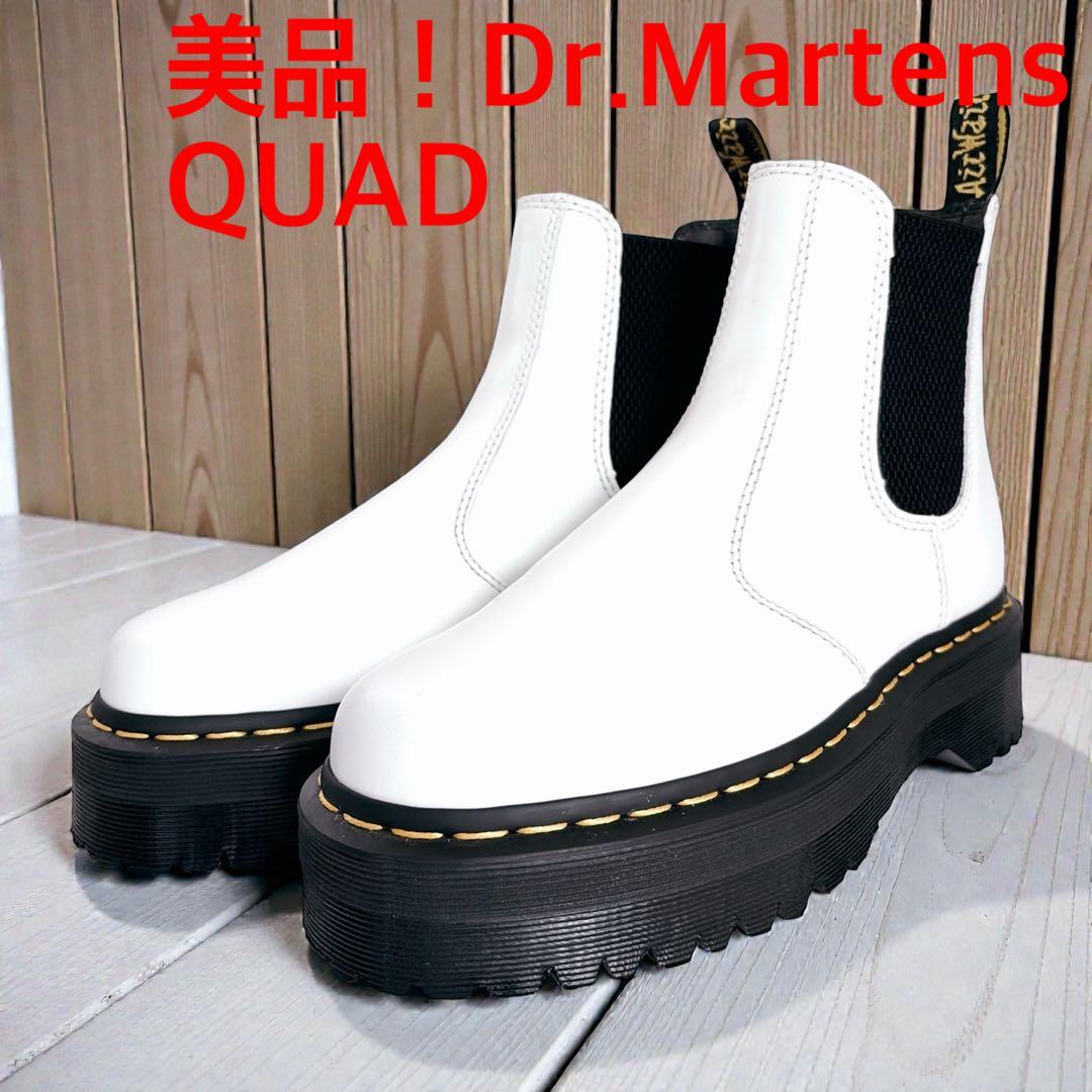 美品　Dr. Martens QUAD チェルシーブーツ24〜24.5cm厚底