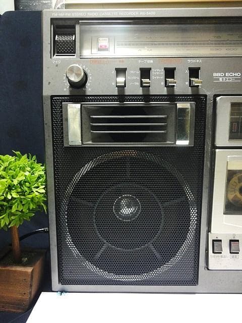 ♪昭和銘機 清掃整備済ラジカセ National 迫力音質　RX-5400♪
