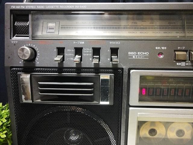 ♪昭和銘機 清掃整備済ラジカセ National 迫力音質　RX-5400♪