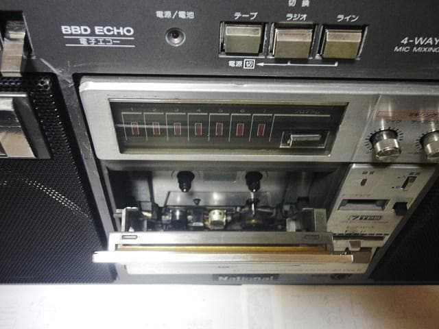 ♪昭和銘機 清掃整備済ラジカセ National 迫力音質　RX-5400♪