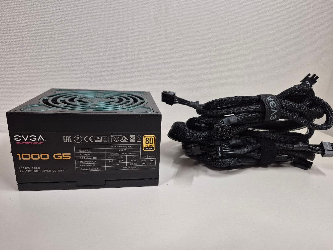 電源ユニット EVGA SuperNOVA 1000 G5 80Plus Gold 1000W