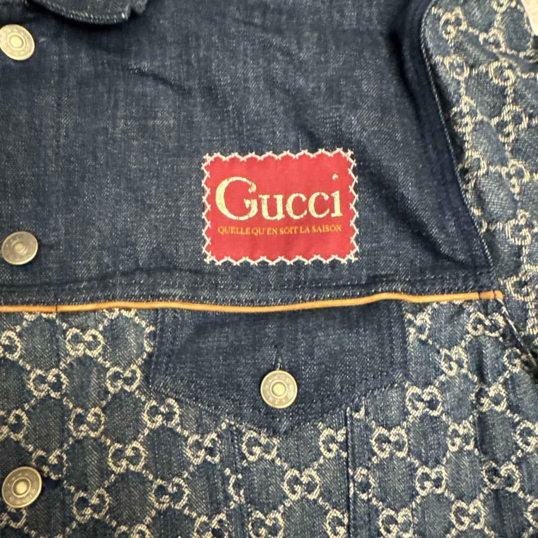 Y*♡様 ★GUCCI（グッチ）★ウォッシュドオーガニックデニム ジャケット★s