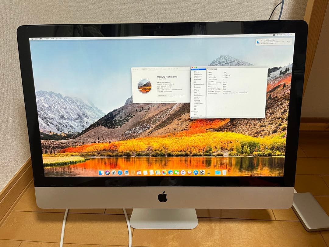 iMac 27インチ 2011midモデル thunderbolt2 SSD付