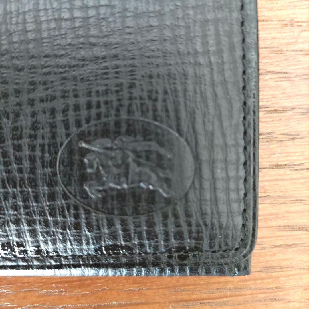 【新品未使用】BURBERRY ブラック レザー 名刺入れ・カード入れ