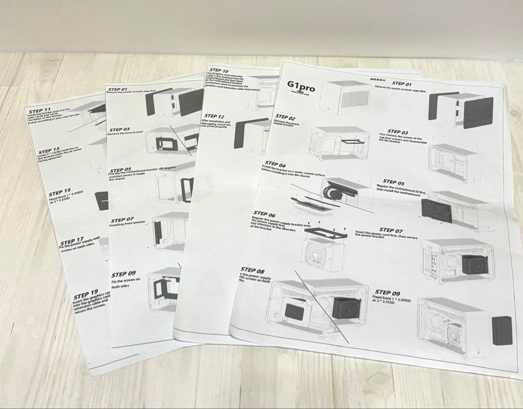 《最終お値下げ！》GEEK G1 pro PCケース ライザーケーブルセット