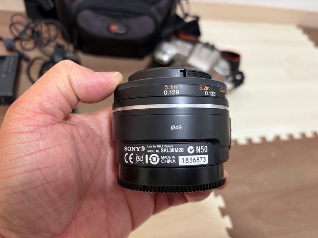 Sony デジタル一眼レフカメラ α300純正レンズ+マクロレンズ付