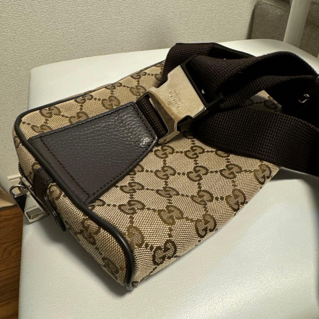 グッチ　GGキャンバス　ウエストポーチ
