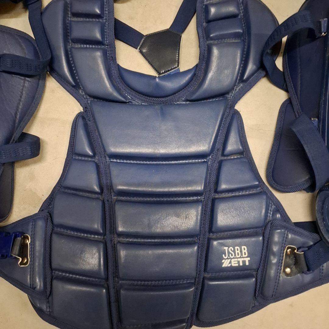 一般軟式キャッチャー防具フルセット(ZETT他)　良品！