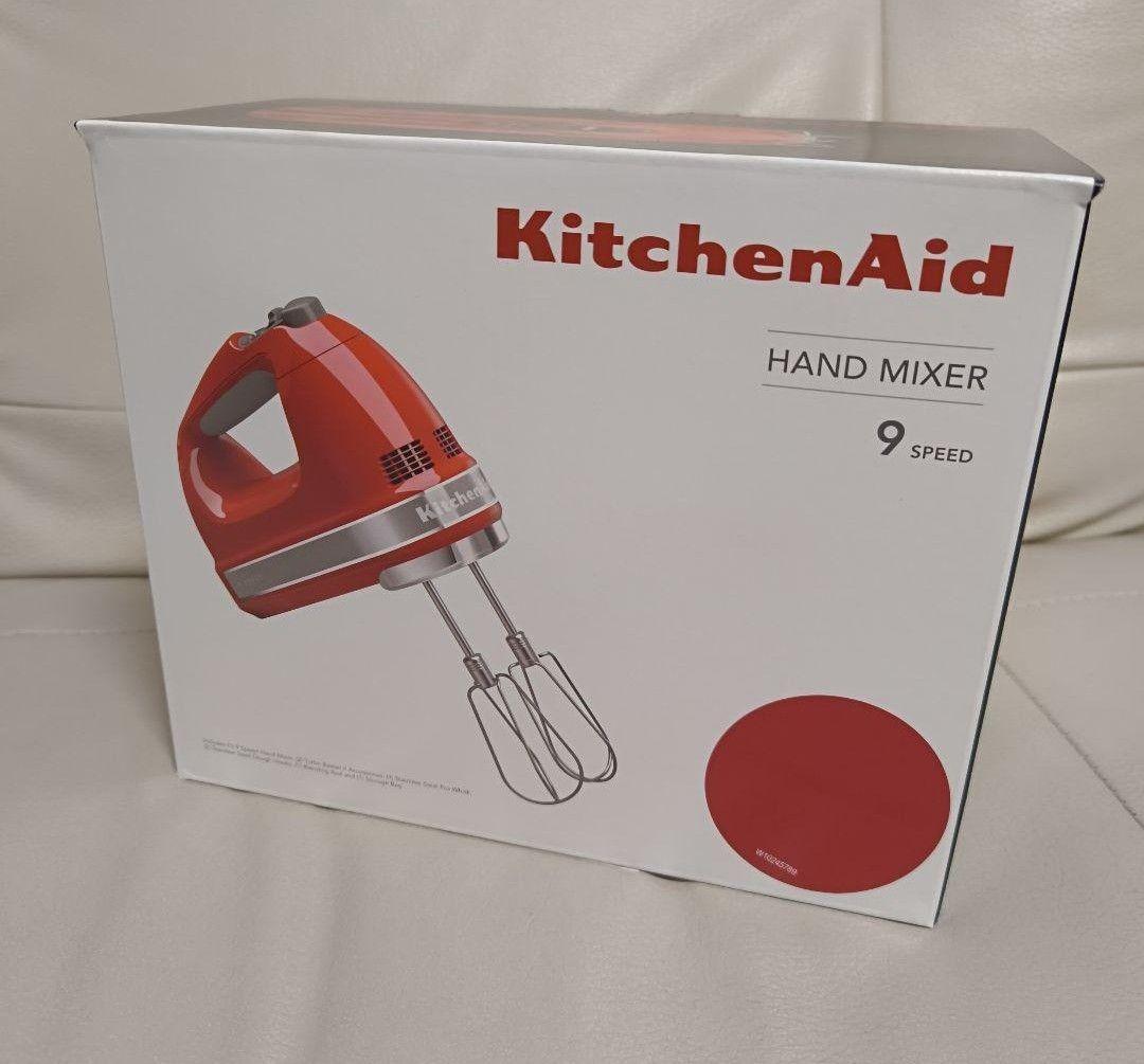 【新品】KitchenAid 9KHM928CA RED　ハンドミキサー