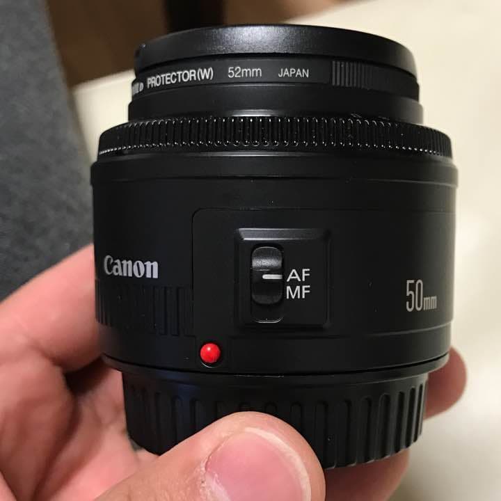 レンズ(単焦点) canon 50mm