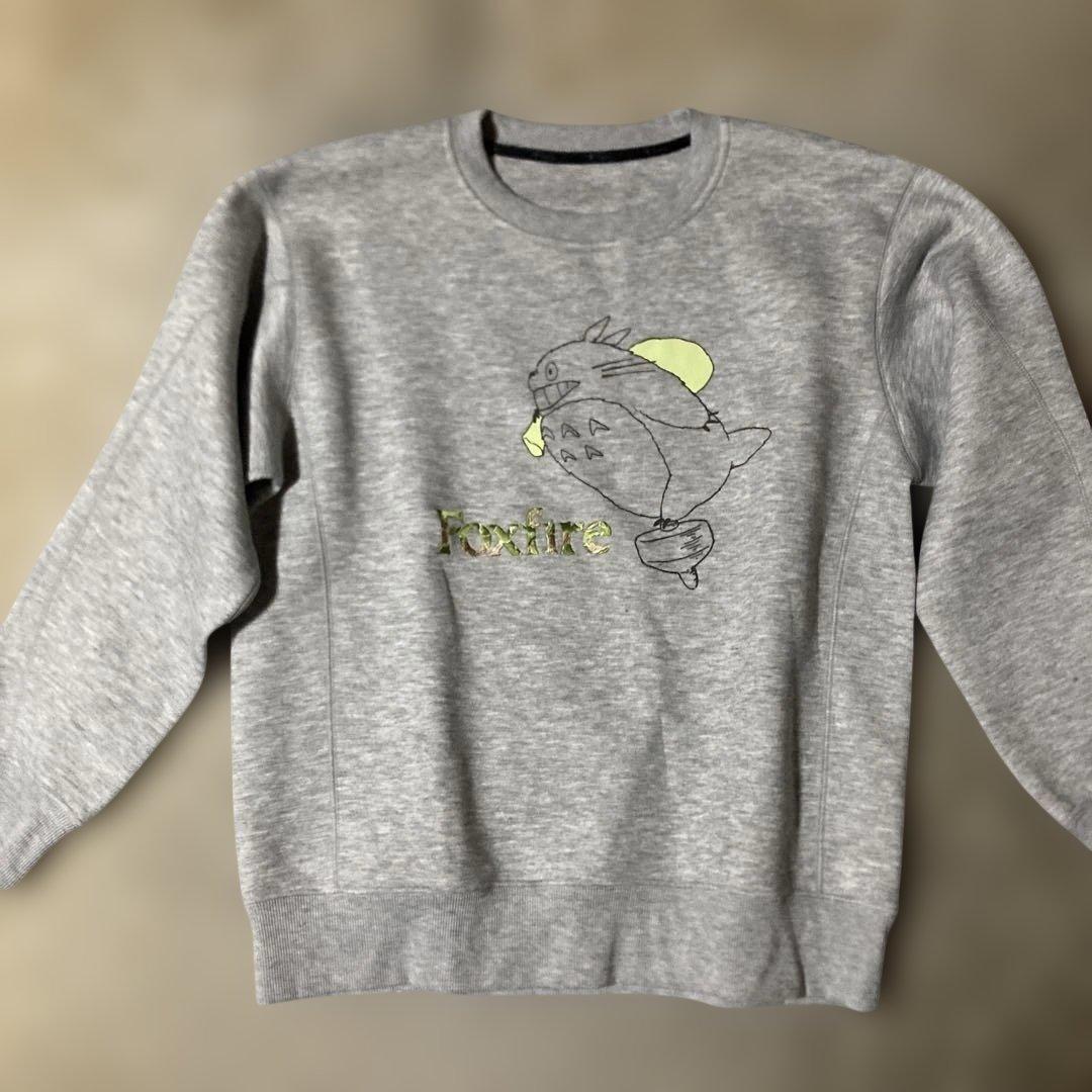 激レア 超人気商品 フォックスファイヤー トトロ　コラボ　トレーナー