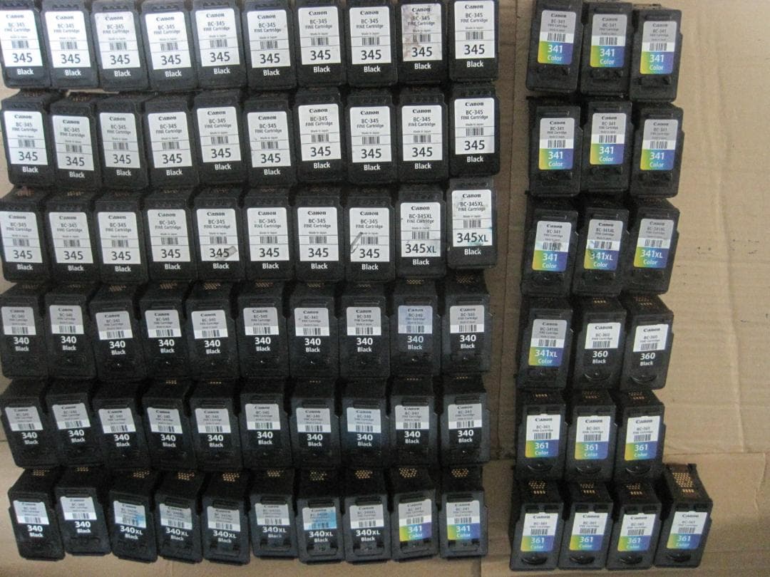 使用済 Canon 純正インク 79個 BC345 BC361 BC340 他