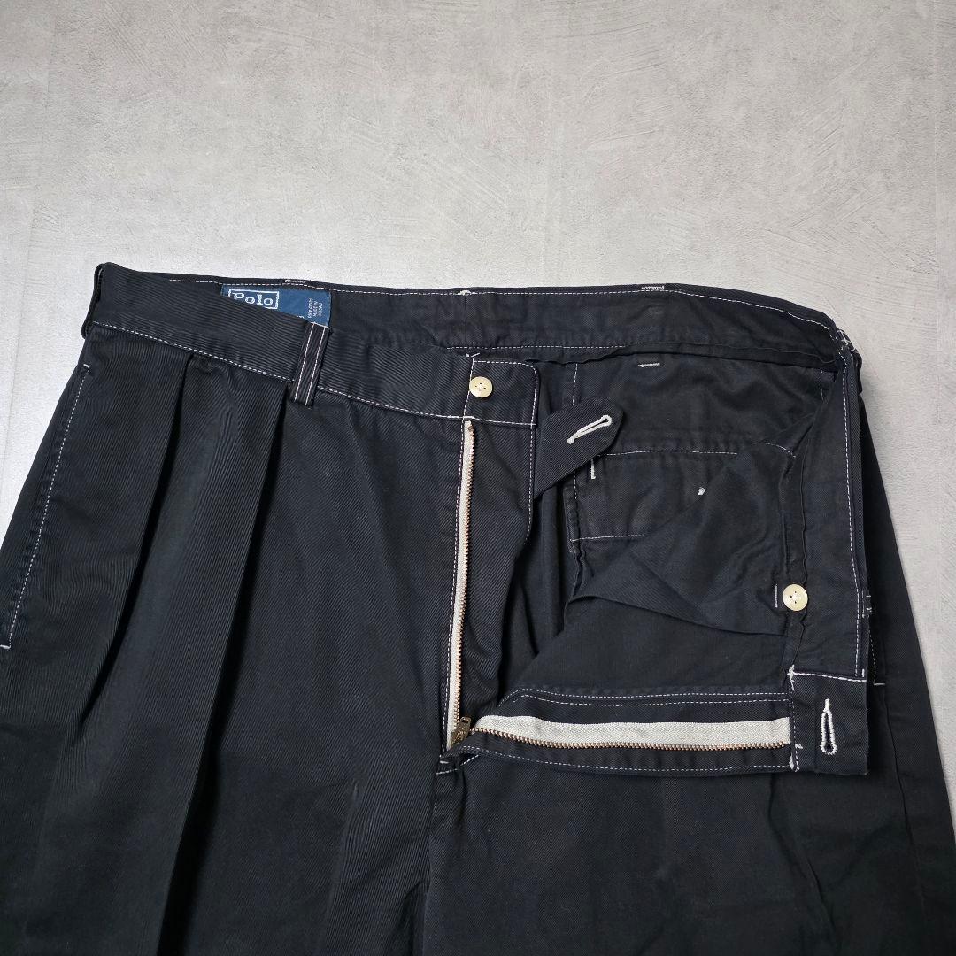 00sPoloByRalphLaurenラルフローレン黒染めANDREWポロチノ