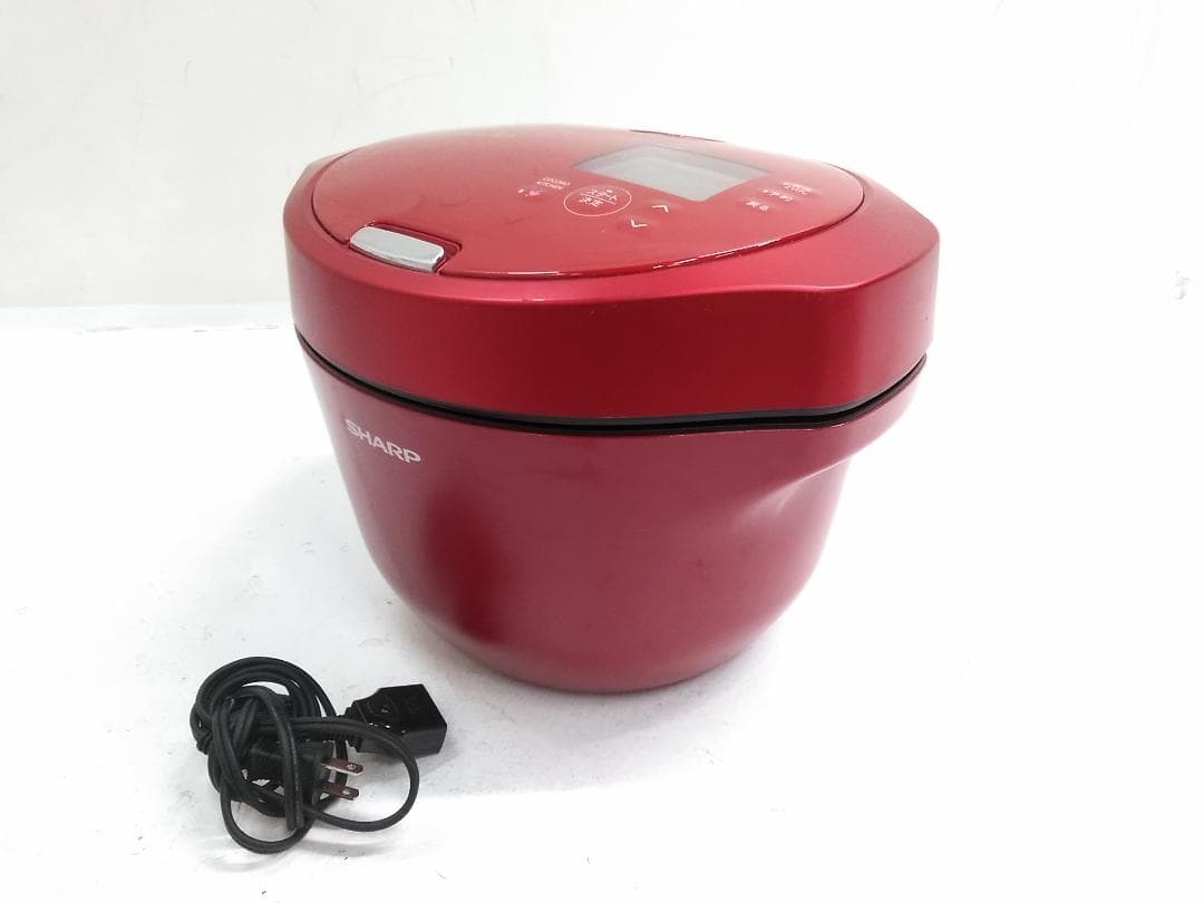 SHARP 水なし自動調理鍋 ヘルシオ 2.4Lタイプ KN-HW24G-R ♪