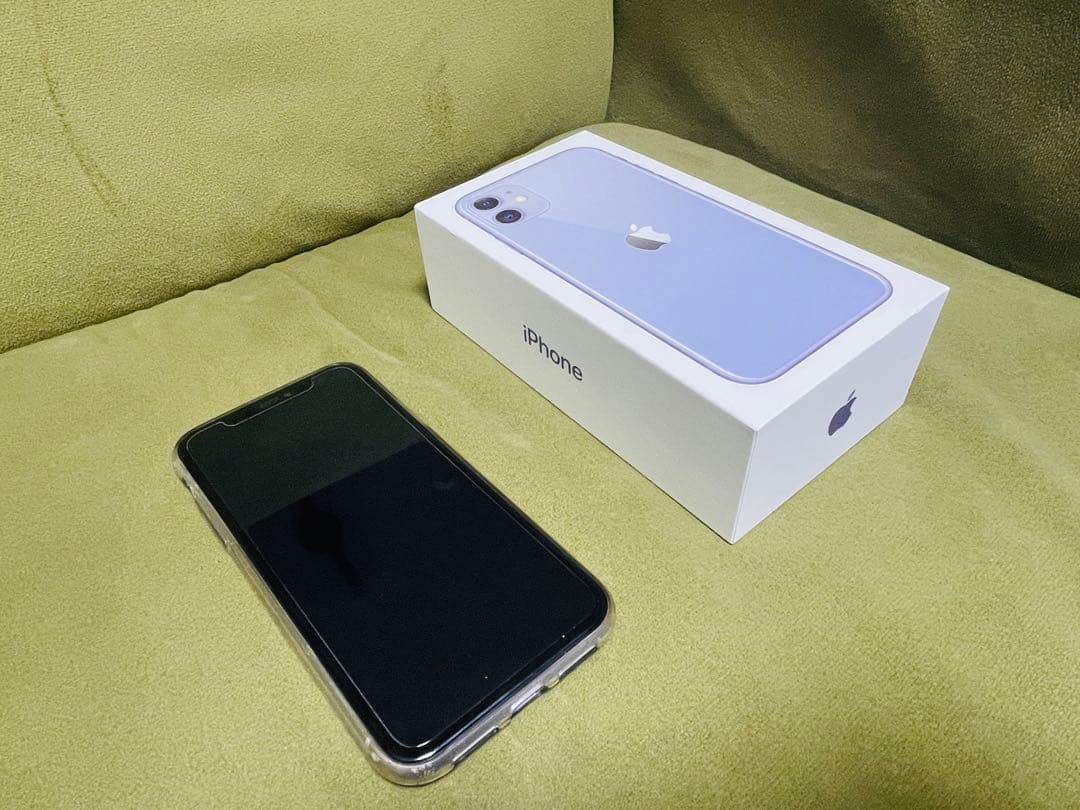 iPhone11 64GB Purple SIMフリー　パープル箱付き