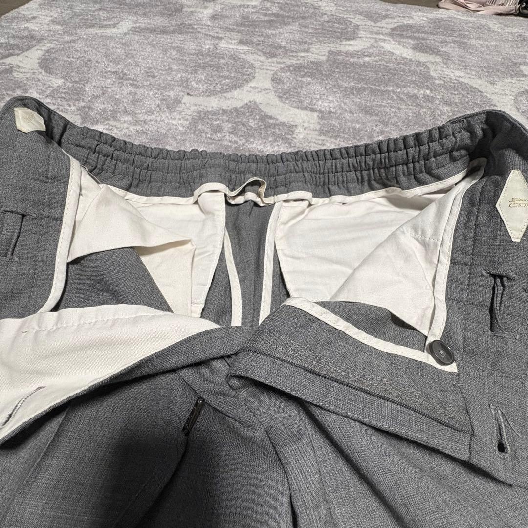 ブリリア1949 干場氏別注イージースラックスパンツ 46 クリーニング済み