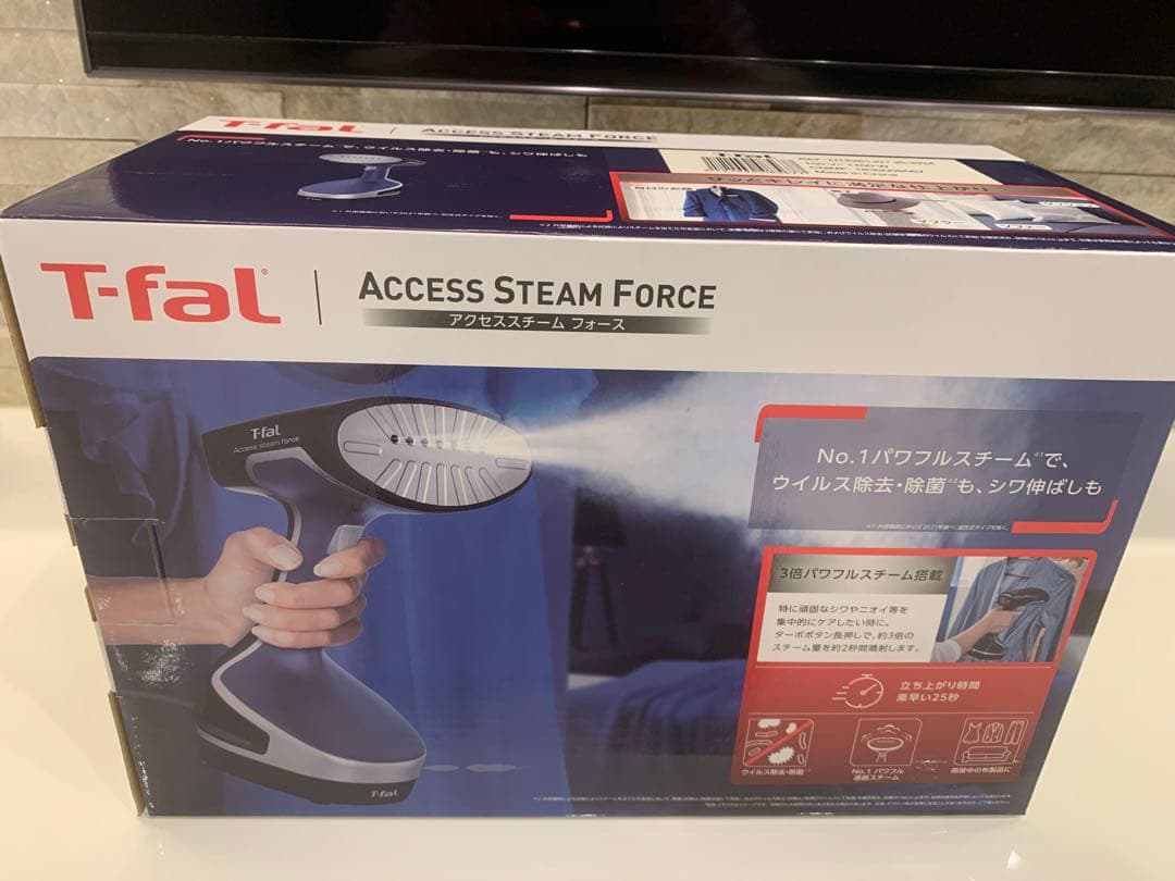 【新品】　T-fal ACCESS STEAM FORCE スチームクリーナー