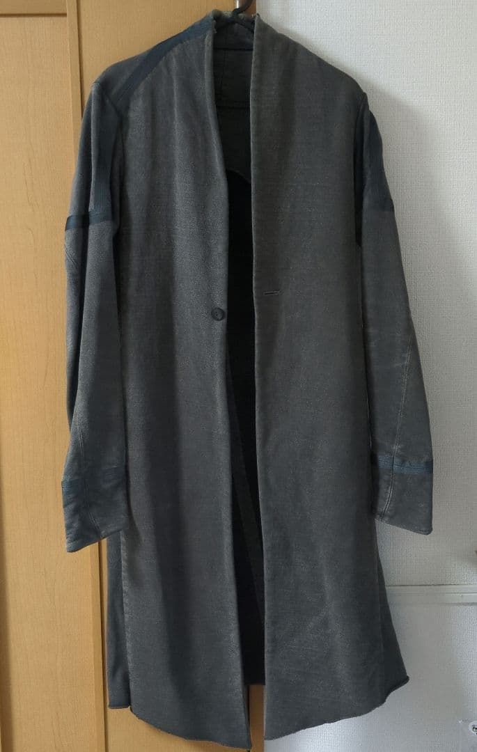 DEVOA ノーカラーコート