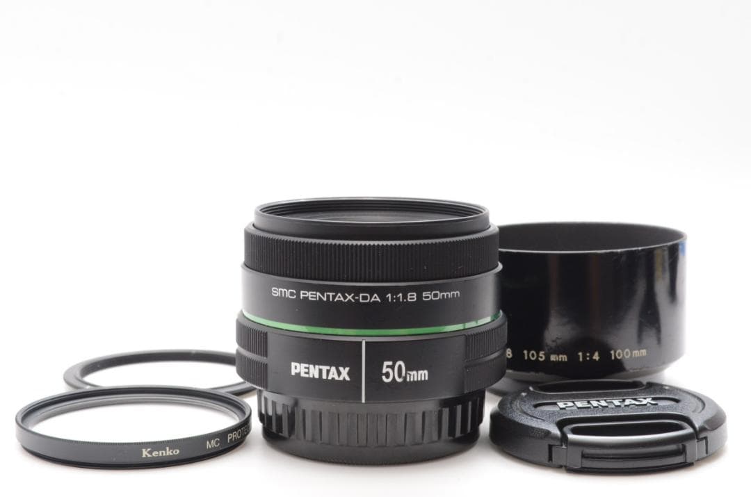 PENTAX SMC PENTAX-DA 50mm F1.8 フード付