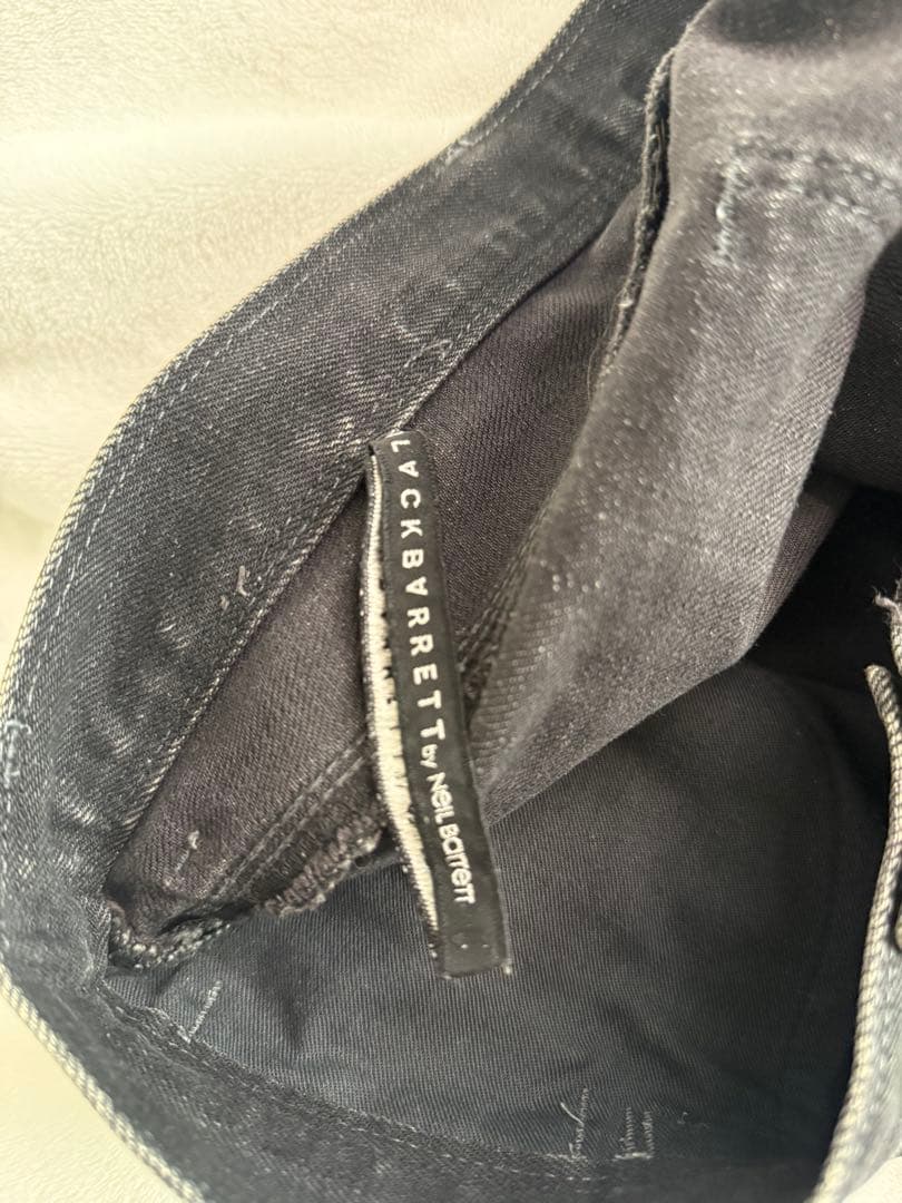 股下87cm Neil Barrett BLACKBARRETT ブラックデニム