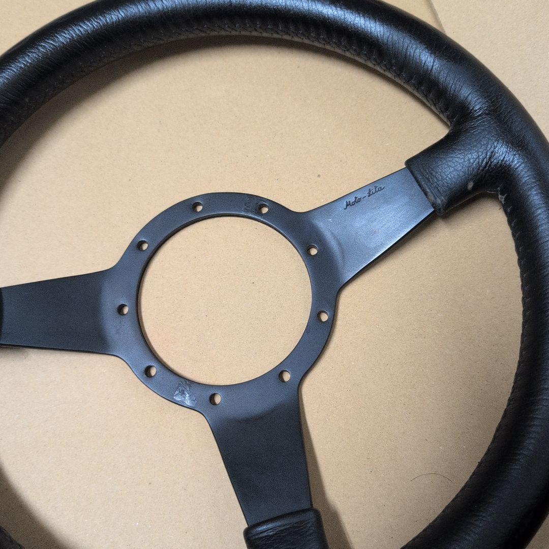 モトリタ　１３インチ　ブラック ステアリングホイール